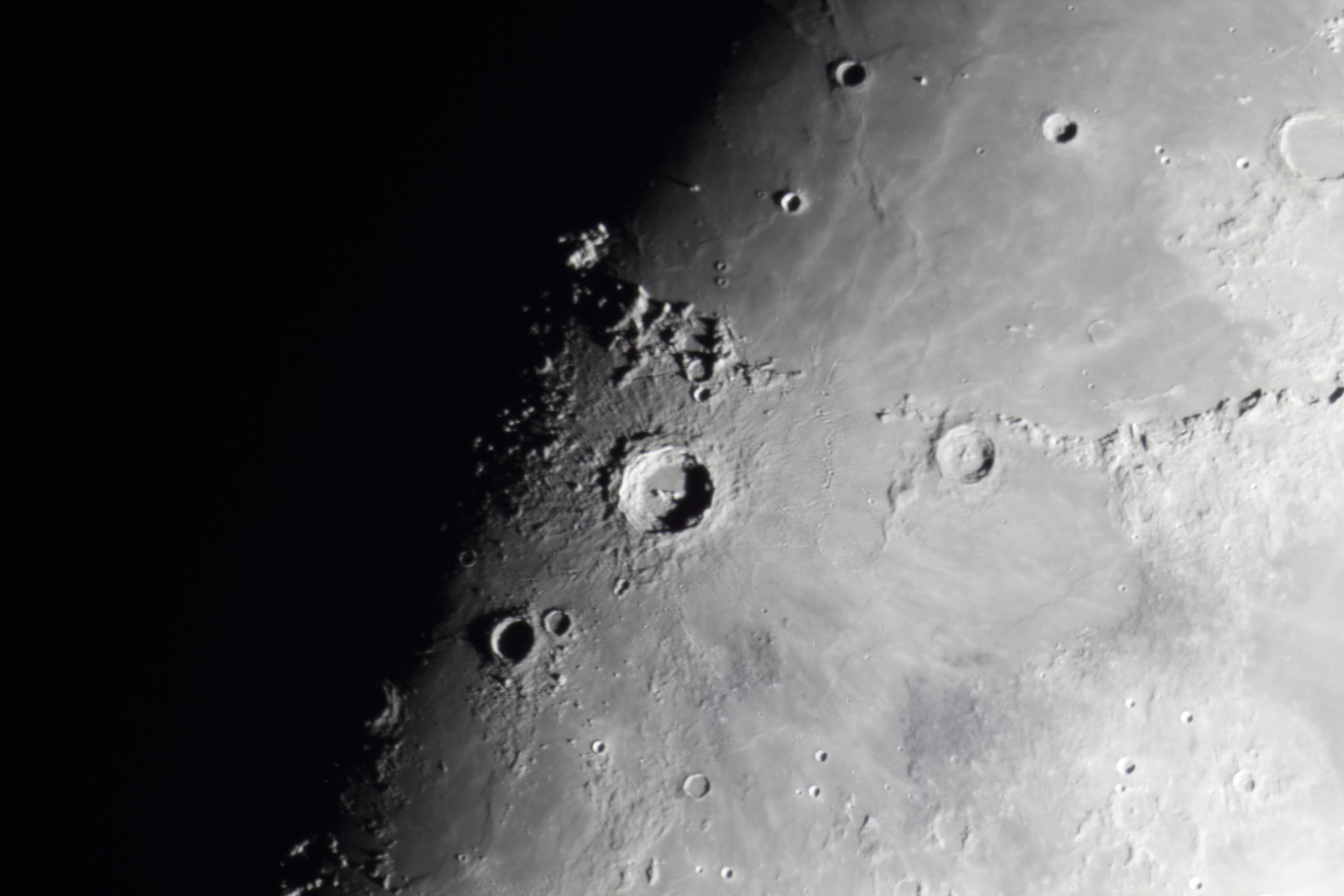 『月(月齢9.4)コペルニクス付近』(2025年12月29日)