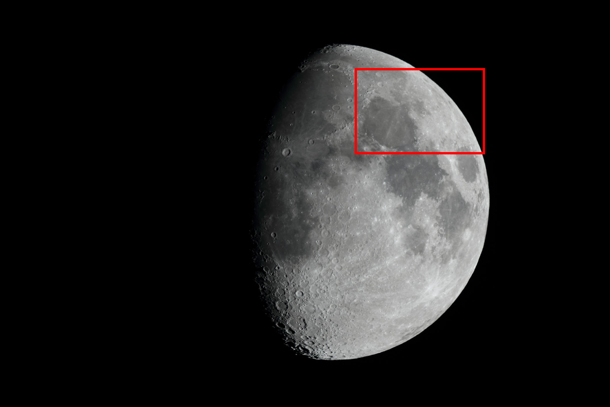 『月(月齢9.7)エンデュミオン・晴の海付近』(2026年1月28日)